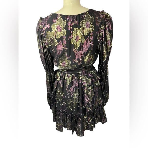 Ulla Johnson silk Ursa Fil Coupé Minidress size 4, NWT - Picture 4 of 9